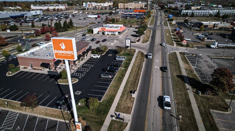 A rebranding project is planned for Miller Lane from Benchwood Road to Little York Road in Butler Twp. JIM NOELKER/STAFF