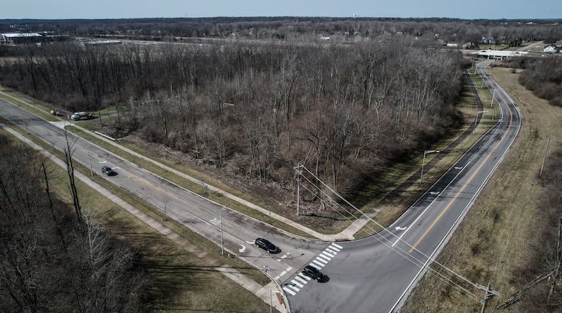 The Garland Wetland Reserve in Fairborn is located near the intersection of Commerce Center Blvd. and Garland Rd. The entrance is on Commerce Center Blvd. JIM NOELKER/STAFF