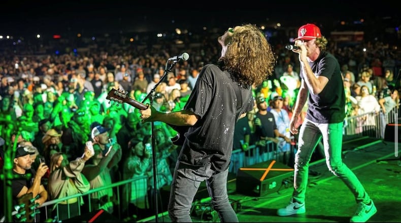 26-year-old Brendan Orchard, a Xenia native and Cedarville University graduate, is living his best life in Nashville as he tours with country artist Bailey Zimmerman’s band. PHOTO COURTESY OF COBI SPENCER.