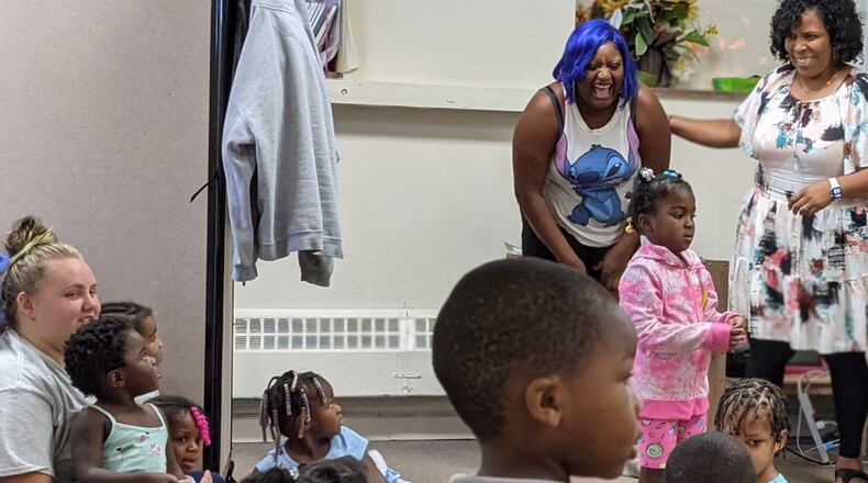 Kim Jarvis, right, is the founder of On Purpose Academy and Mentoring Center.