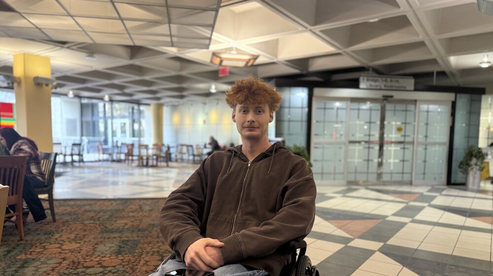 Holden Howell, also known as One and All Fitness, has created a workout routine specifically designed for wheelchair users. Photo by Alex Cutler