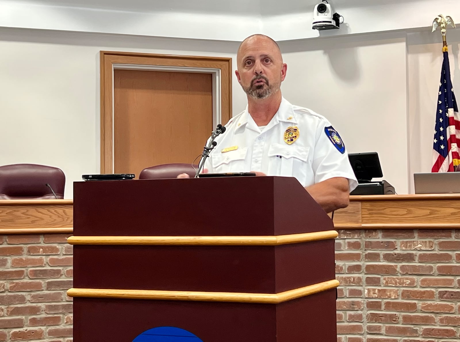 Huber Heights Police Chief Mark Lightner. AIMEE HANCOCK/STAFF