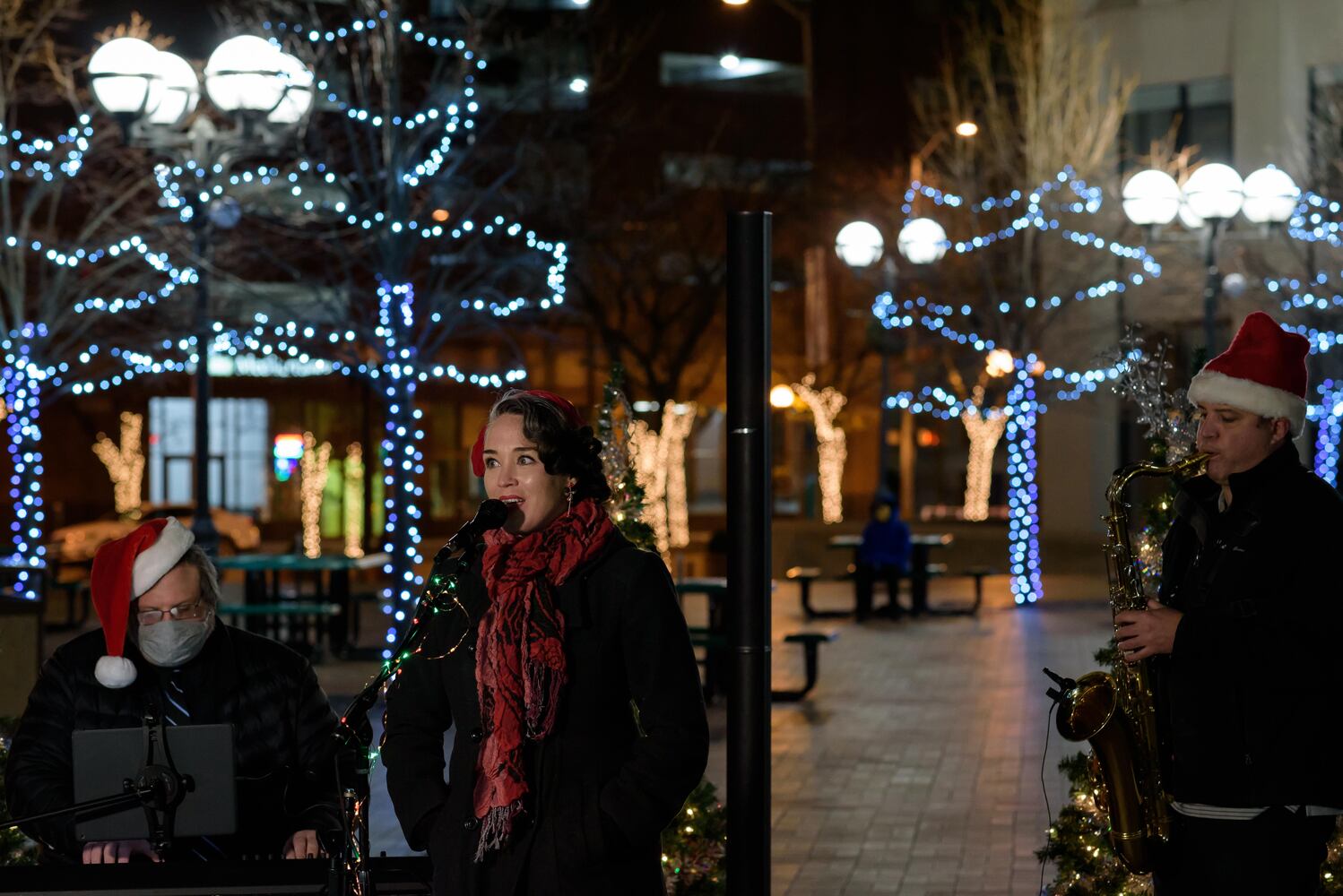PHOTOS:  A behind the scenes look at filming of Downtown Dayton's Virtual Grande Illumination