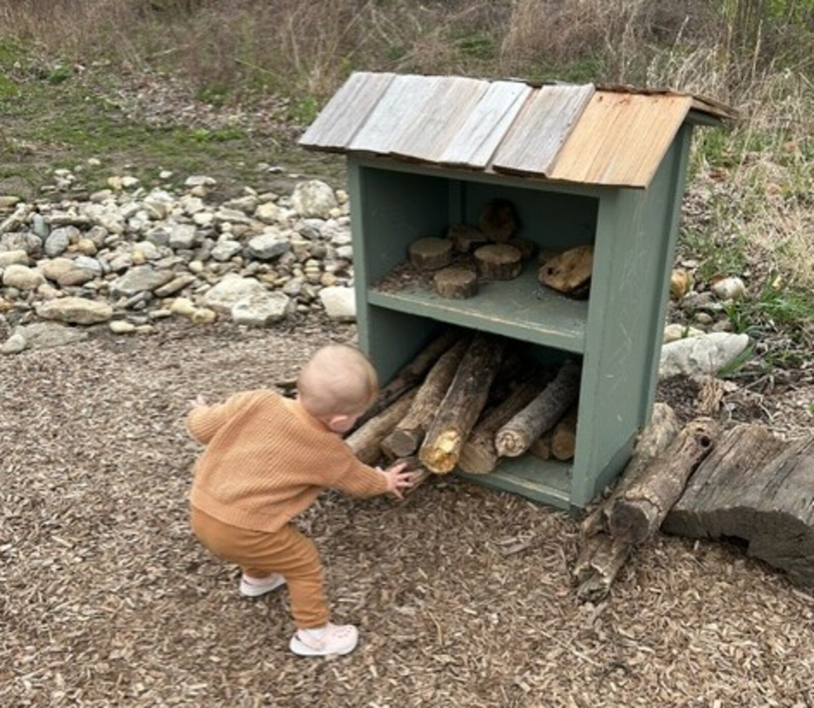 The Nature Play playground at Cox Arboretum MetroPark is one of seven in the MetroParks and offers kids an opportunity to experiment and be problem-solvers. CONTRIBUTED