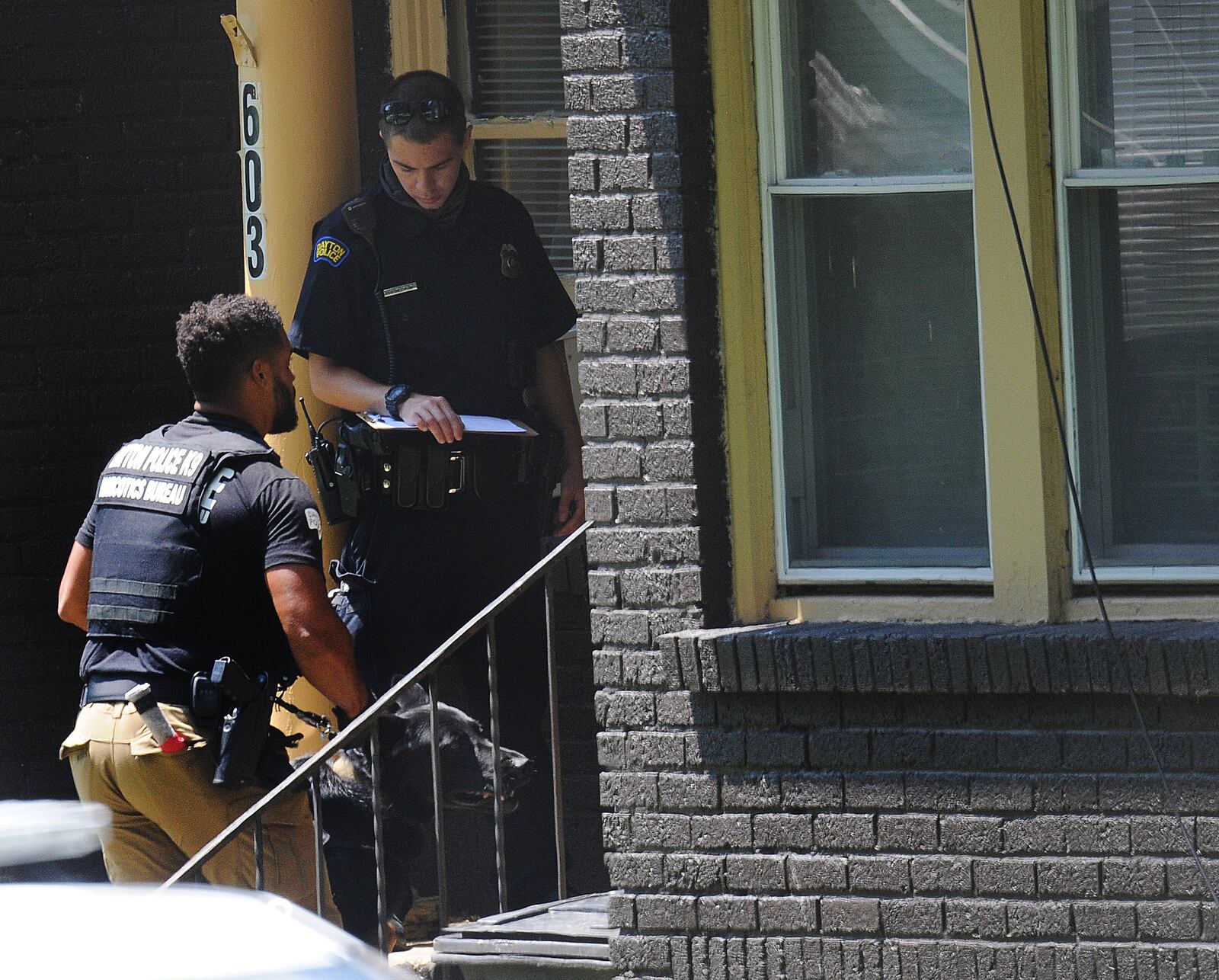 Dayton police are investigating a fatal shooting on Rockford Ave. Monday, 26, 2021. MARSHALL GORBY\STAFF