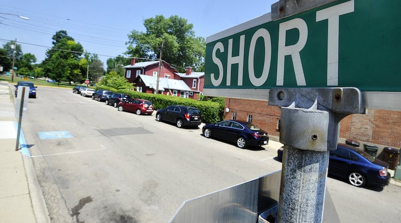 The Yellow Springs Village Council planned an emergency meeting Wednesday to discuss the potential closing of Short Street on weekends to create a pedestrian gathering place. MARSHALL GORBYSTAFF