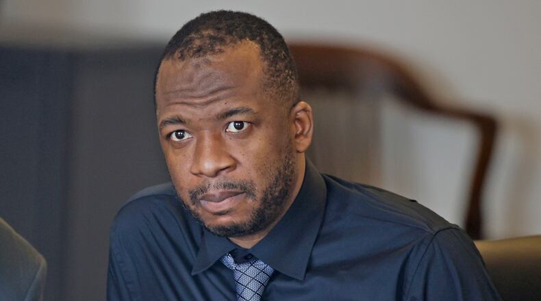 Hermanio Joseph listens to Judge Douglas Rastatter Wednesday, May 1, 2024 after being found guilty on all charges in Clark County Common Pleas Court. BILL LACKEY/STAFF