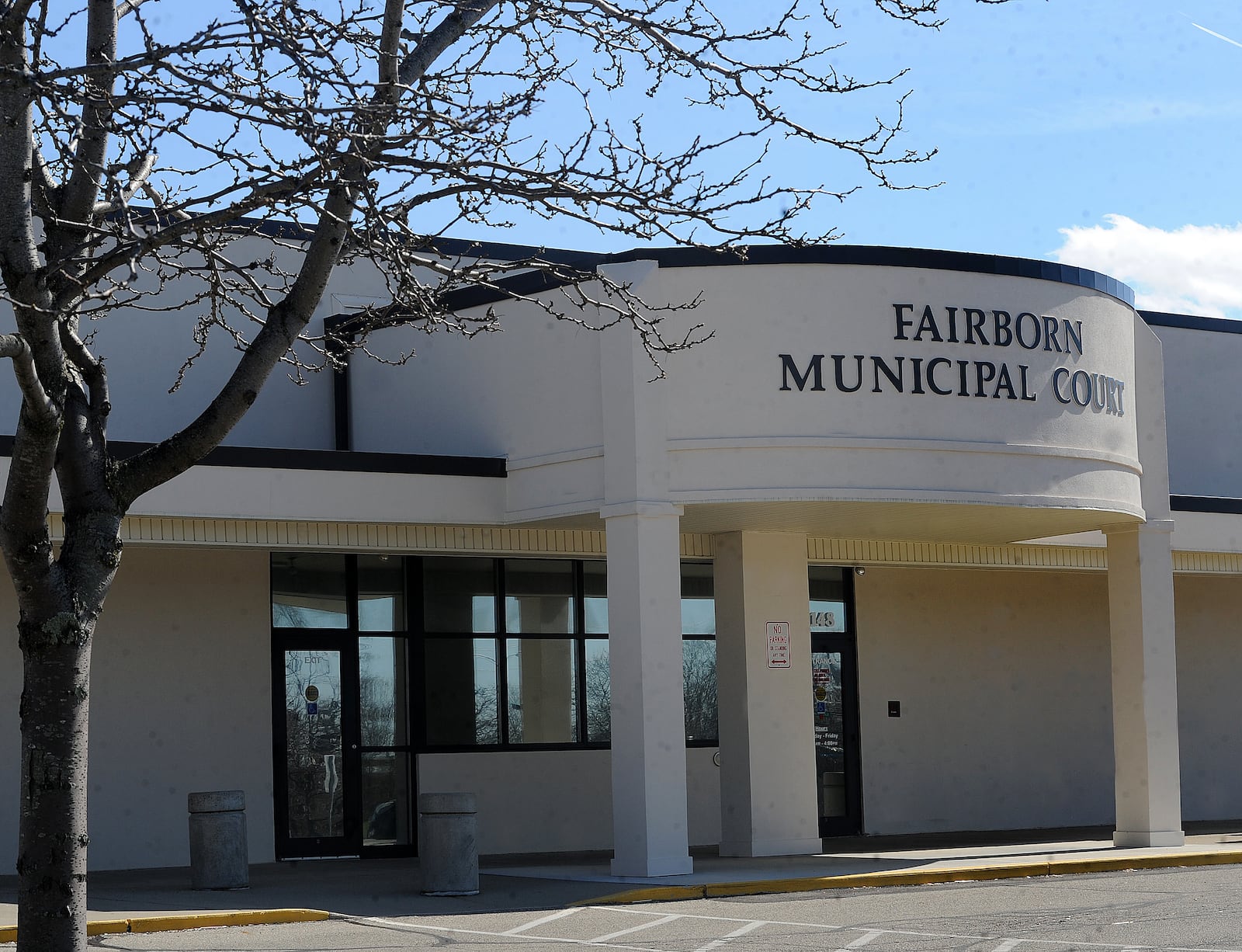 Fairborn Municipal Court, 2024. The court building abuts the former Skyway Plaza on Kauffman Avenue. MARSHALL GORBY\STAFF