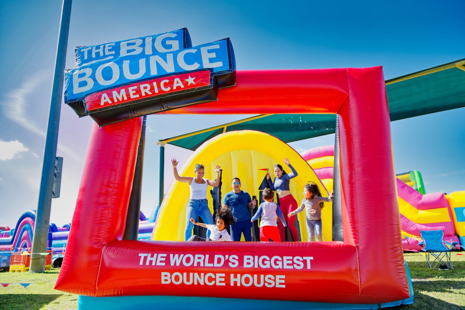 PHOTOS: The World’s Largest Bounce House is inflated fun