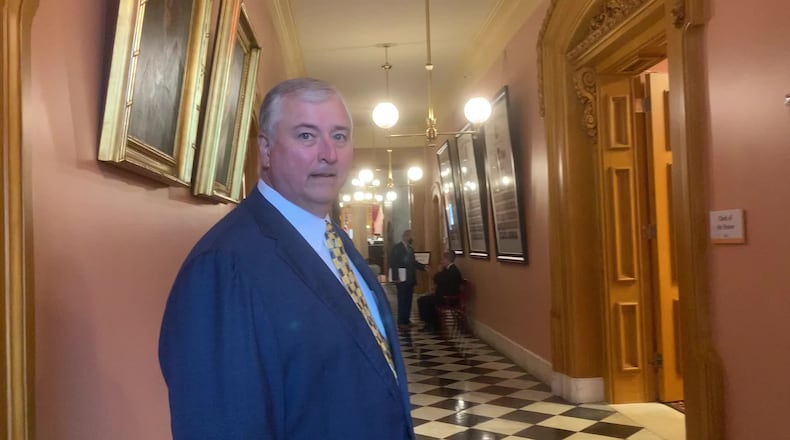 Larry Householder appears in Ohio Statehouse