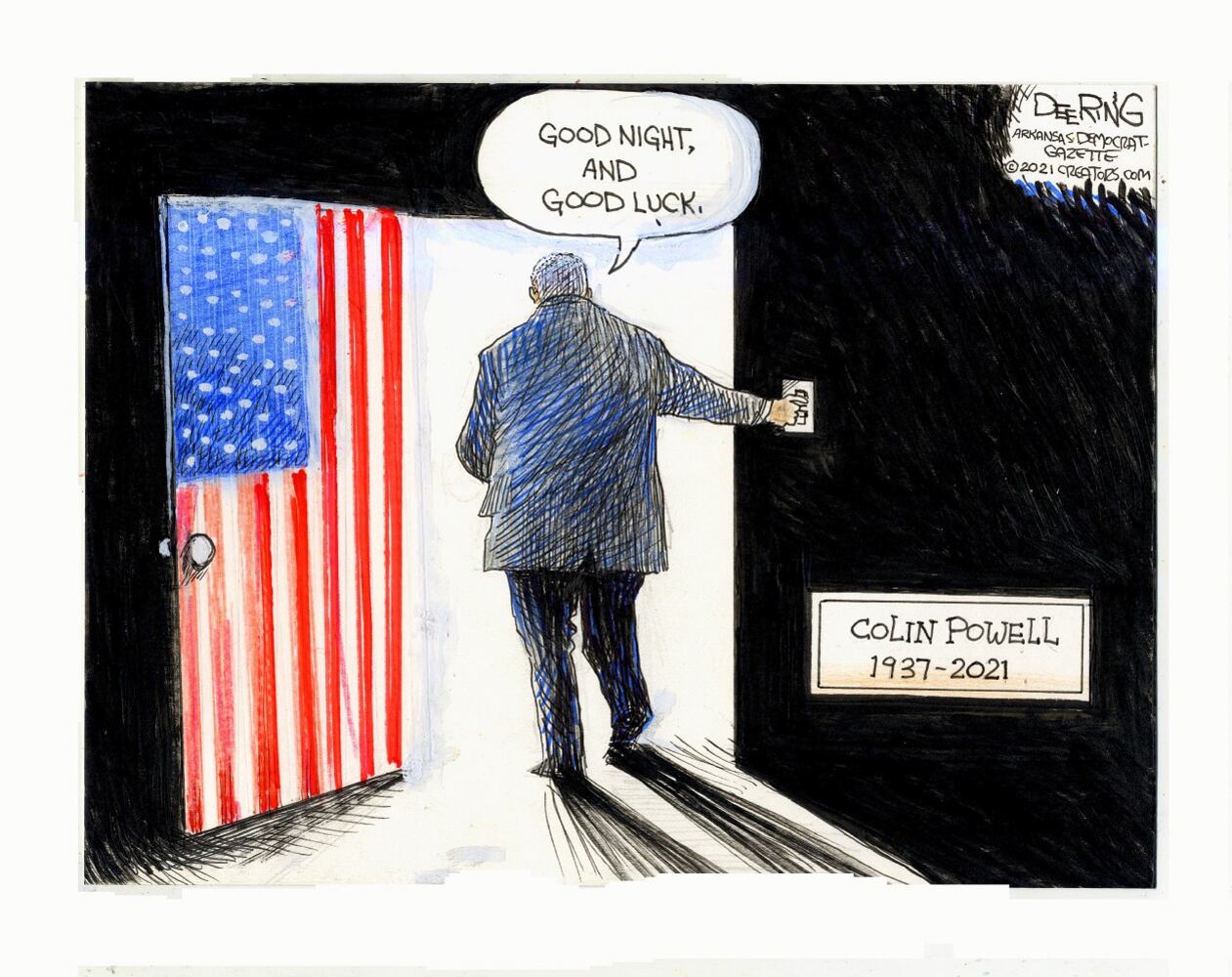 WEEK IN CARTOONS: Gen. Colin Powell, supply chain woes and more