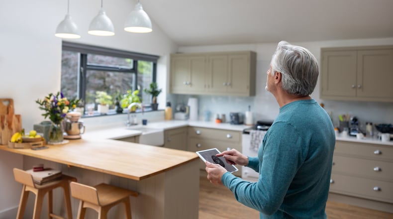 Many smart homes also allow homeowners to control these beloved conveniences via an app or through a networked device or wireless connection. iSTOCK/COX