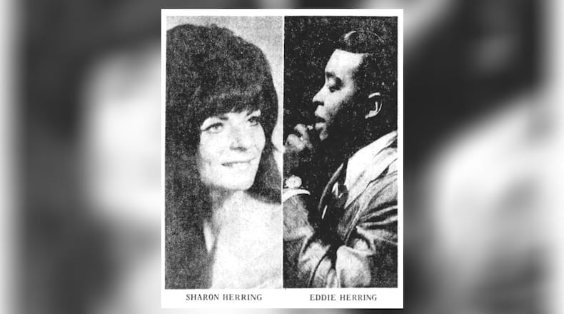 Nightclub singer Eddie Herring, 35, and his wife, Sharon, 26, were killed by shotgun blasts on Feb. 3, 1973. DAYTON DAILY NEWS ARCHIVES