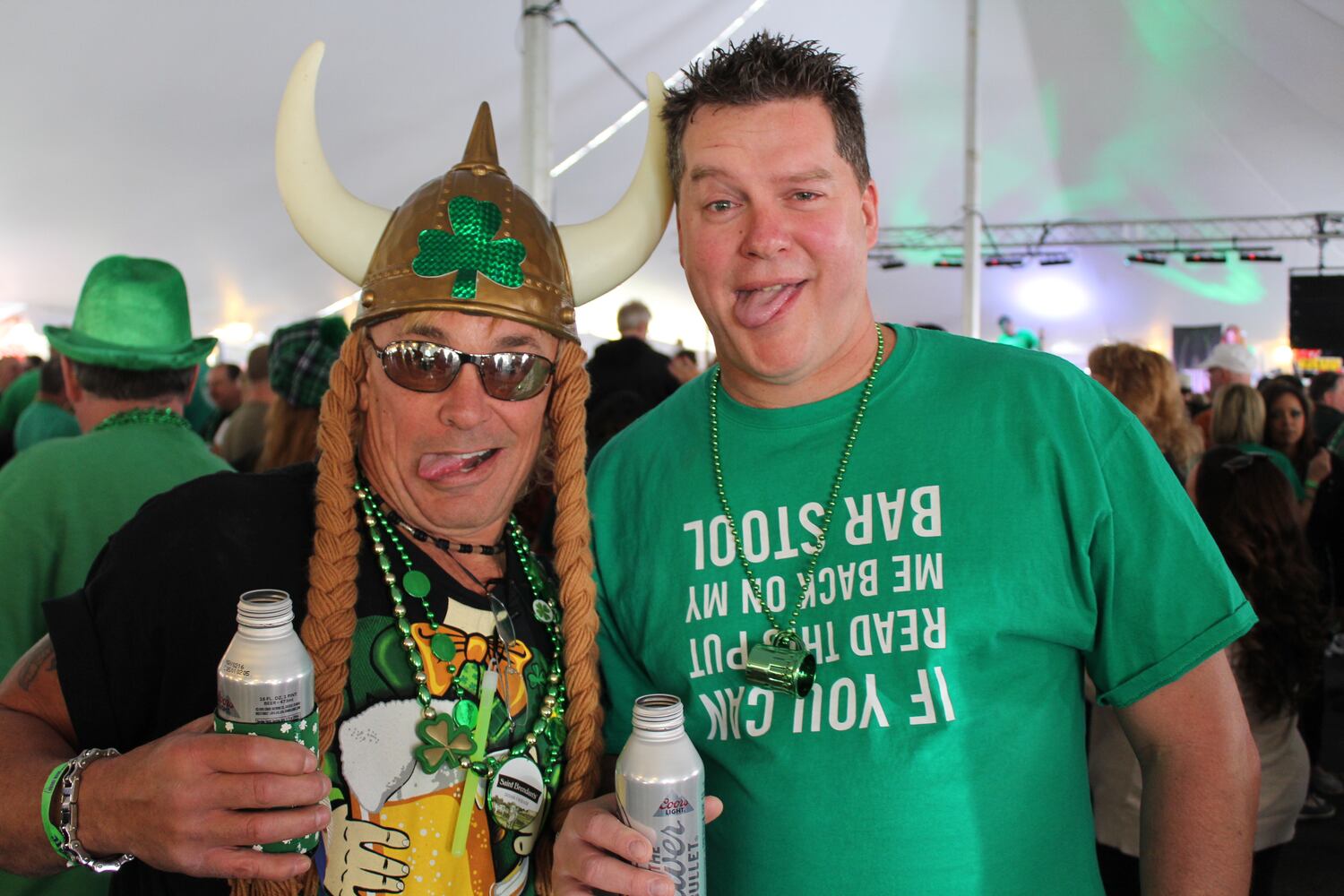 St. Patrick's Day lunchtime festivities at Flanagan's Pub