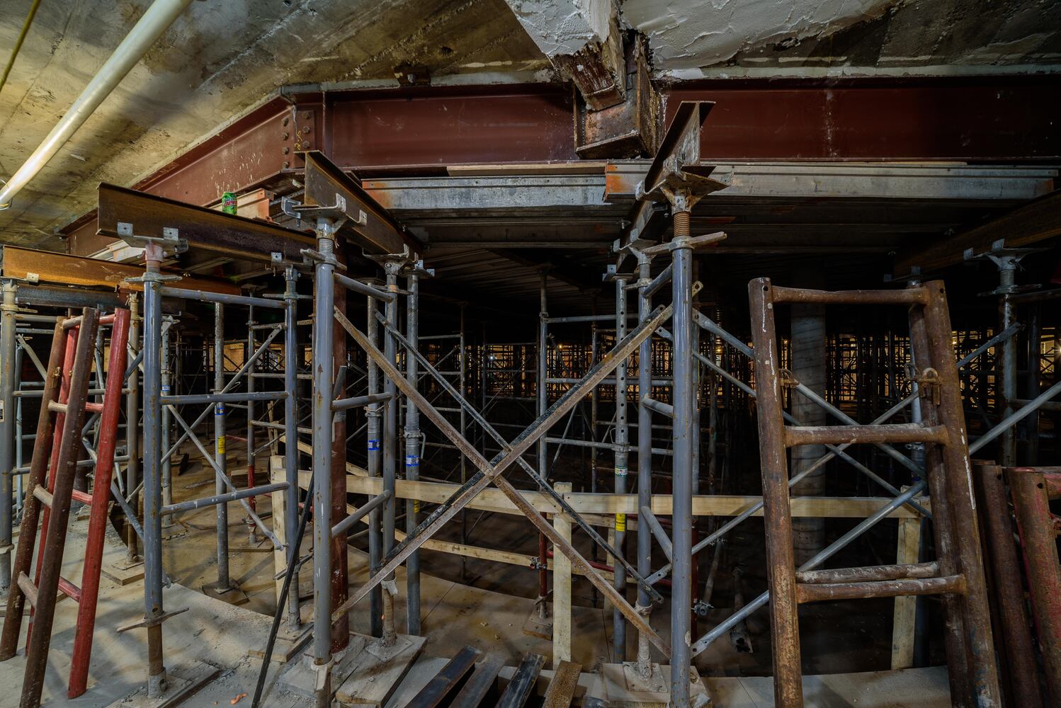 PHOTOS: Dayton Arcade recovery continues, first floor slab completed and windows restored