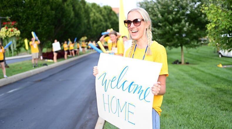 During Getting Started Weekend at Cedarville University last year, the university welcomed nearly one thousand freshman students. Courtesy of Cedarville University.