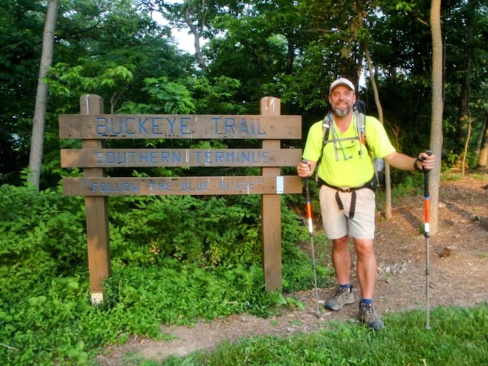 Dayton Hikers founder Andy Niekamp began his thru hike of the Buckeye Trail on March 20, 2011 and finished 88 days later - CONTRIBUTED