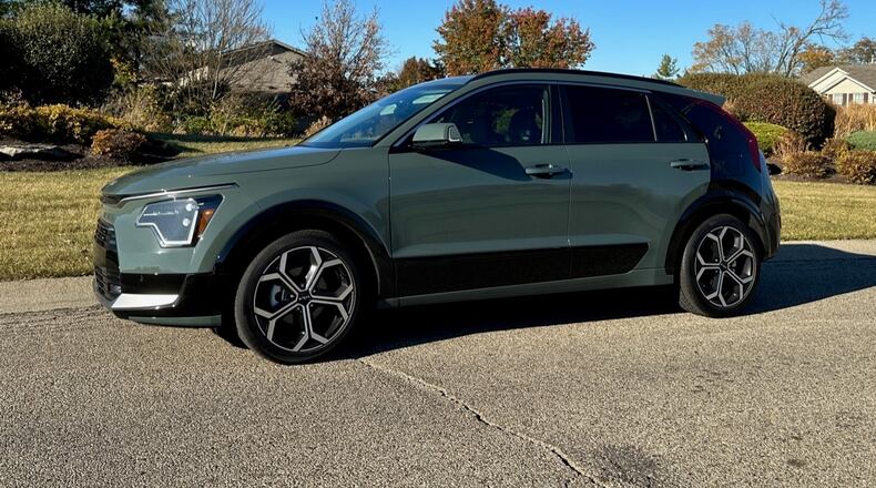 The 2023 Kia Niro is a small hybrid crossover. The looks, quality interior and tremendous fuel economy helped me overlook some of the other flaws of this vehicle. Contributed photo by Jimmy Dinsmore