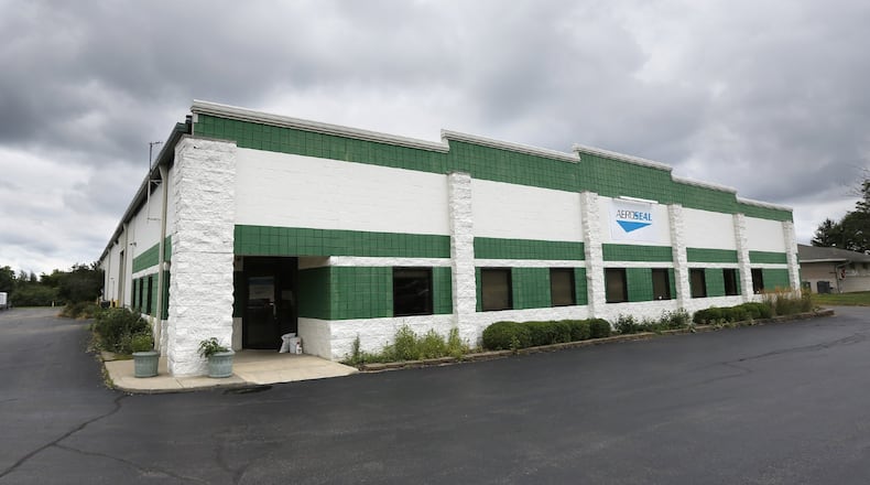 Manufacturing building of AeroSeal in Centervlle. The air duct sealing business is consolidating two locations in Centerville to a new location on Byers Road in Miamisburg. TY GREENLEES / STAFF