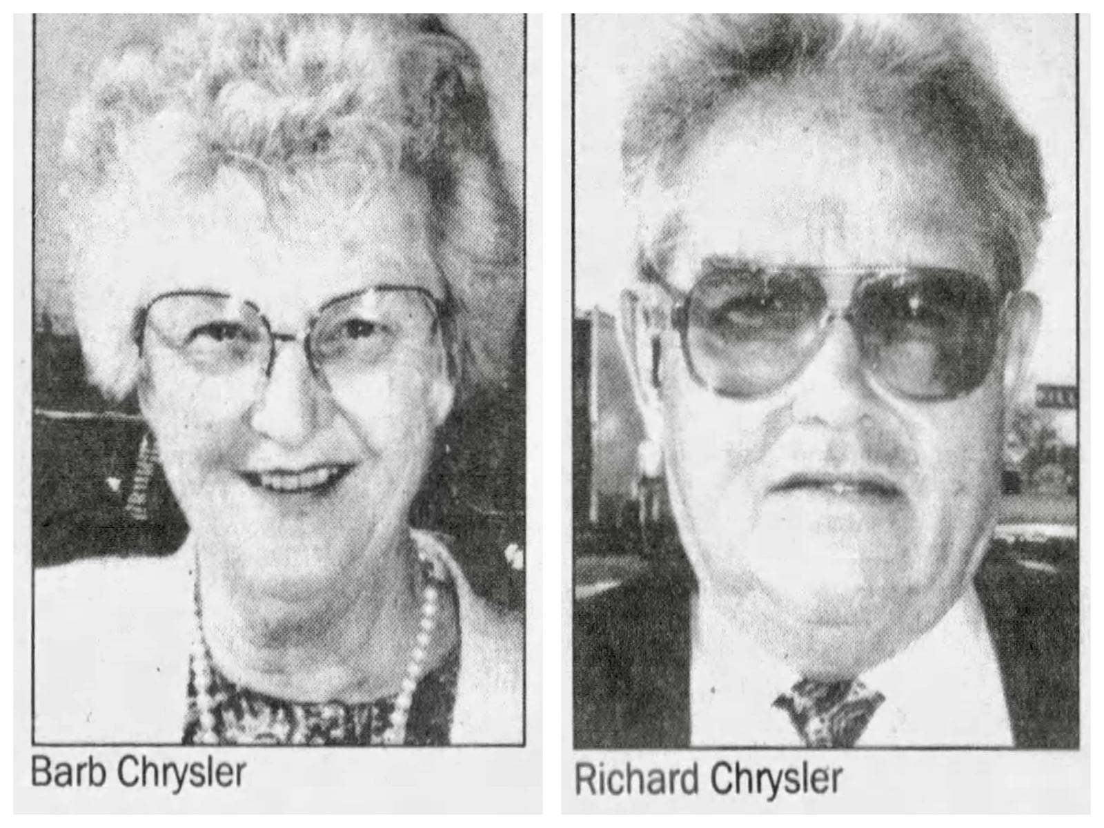 Barbara and Richard Chrysler took over ownership the speedway in 1974. DAYTON DAILY NEWS ARCHIVES