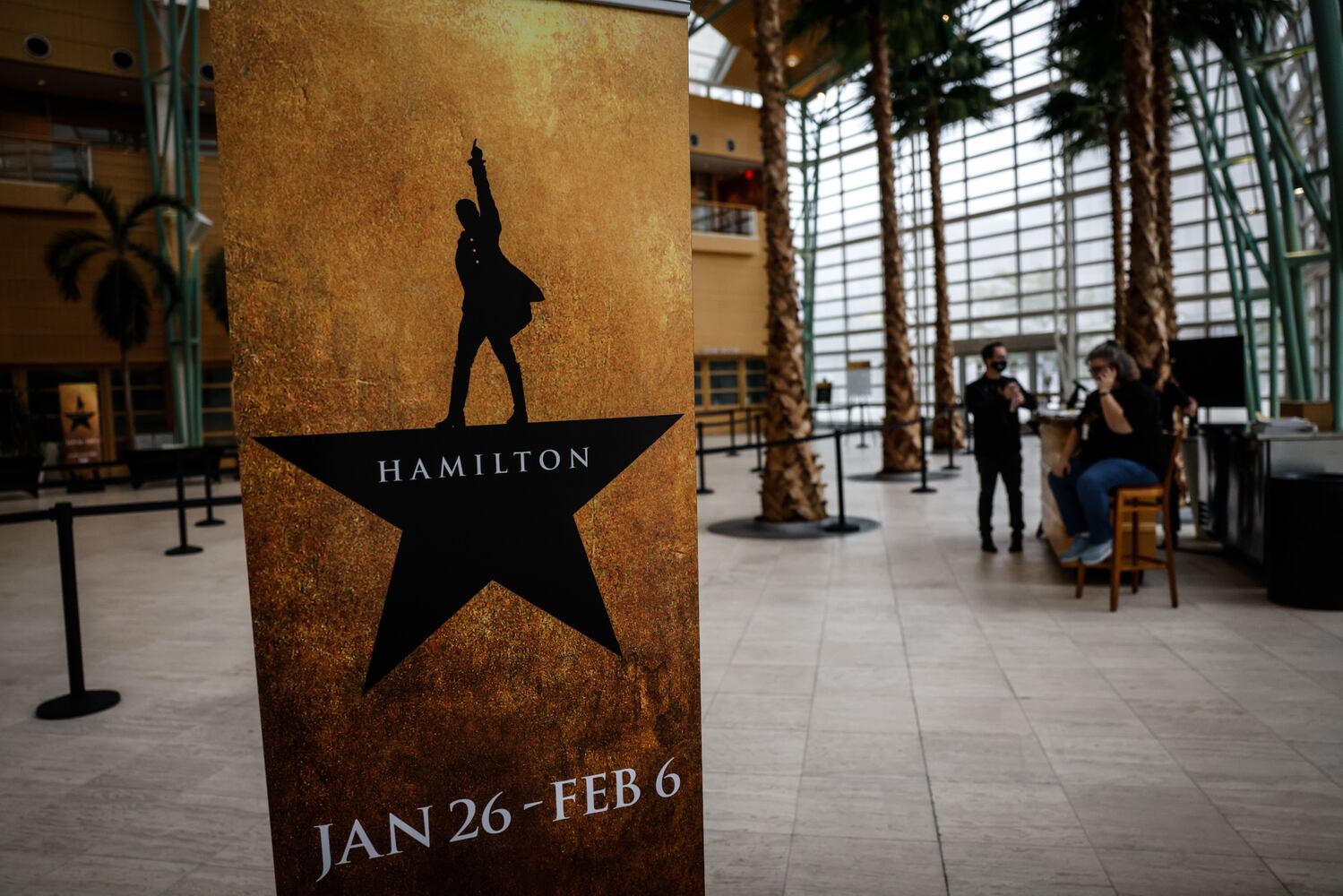 Hamilton tickets on sale at the Schuster Center.