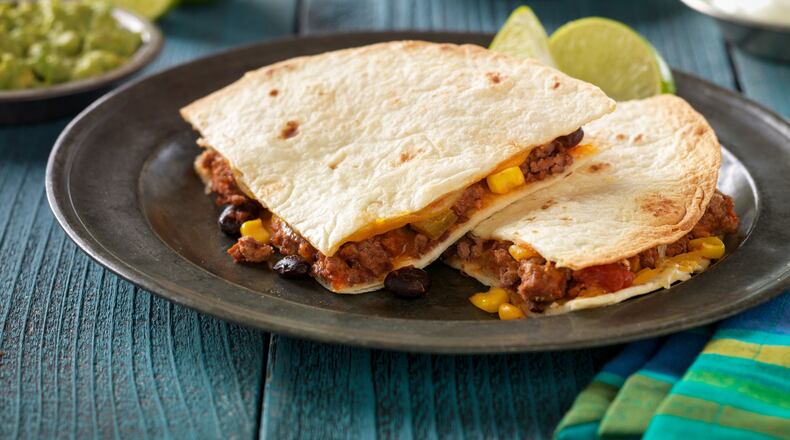 Beef, Bean and Corn Quesadillas. CONTRIBUTED/CATTLEMEN'S BEEF BOARD