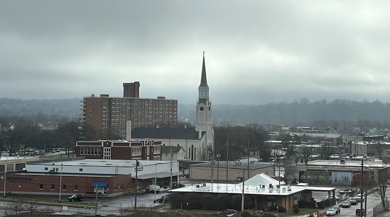Fog and grey skies covered most of the Dayton region Tuesday, the day after Christmas, and the same kind of weather is expected until Friday when temperatures lower slightly. Temperatures on Wednesday will remain near a high of 48 degrees. Clouds move in for Wednesday night, which will have an overnight low around 35 degrees. There is a chance of rain, mainly after midnight. There is a chance of rain Thursday, which otherwise will be mostly cloudy and cooler with a high near 44 degrees. Friday is expected to be the coldest day this week, with a high near 41 degrees under mostly cloudy skies. There also is a threat of rain. New Year’s Eve will be mostly cloudy with an overnight low around 27 degrees. New Year’s Day is expected to be partly sunny with a high near 40 degrees. STAFF PHOTO