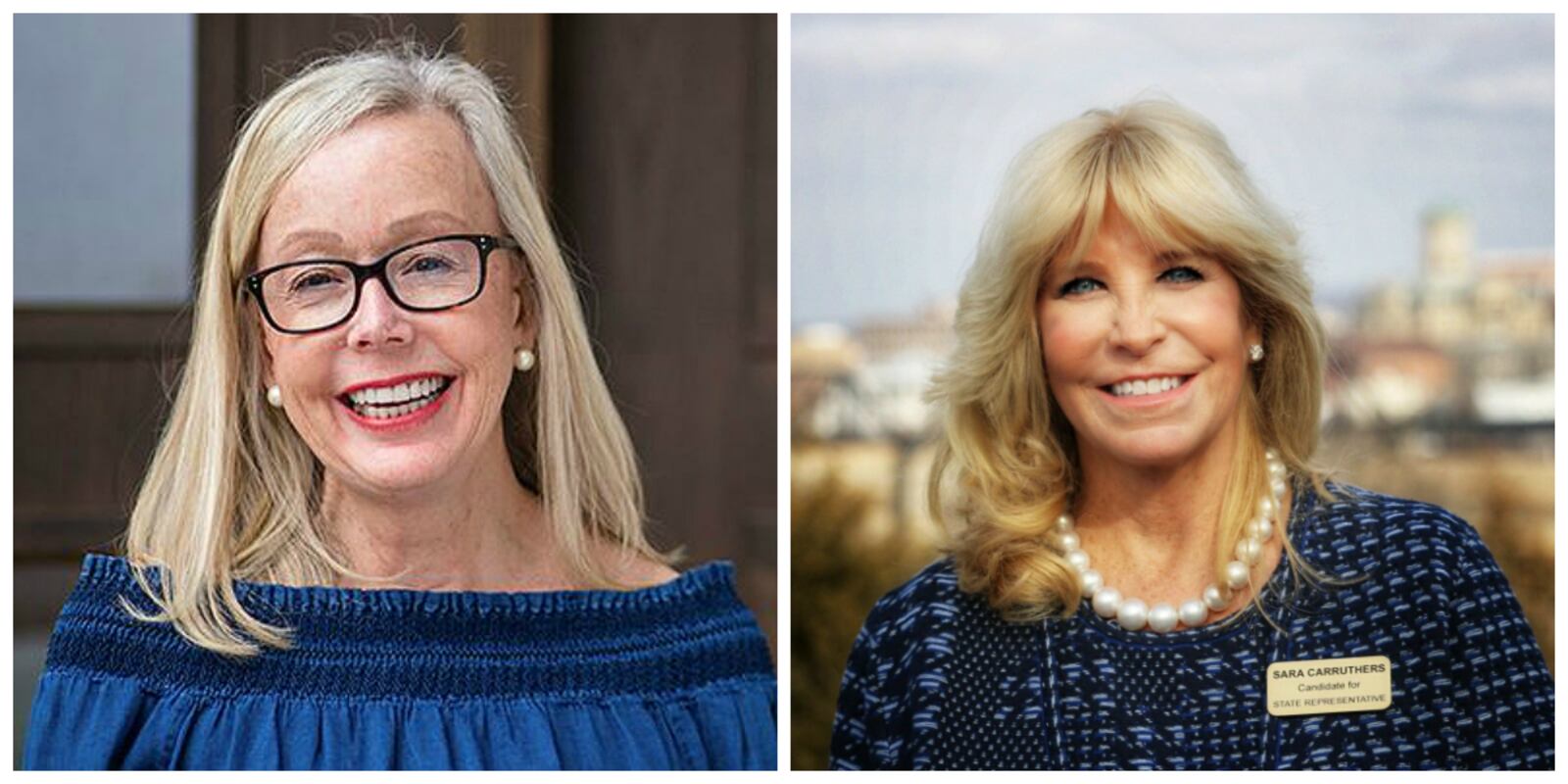 Democrat Susan Vaughn (left), of Hamilton, will face Republican Sara Carruthers, of Hamilton, for the 51st Ohio House District seat.