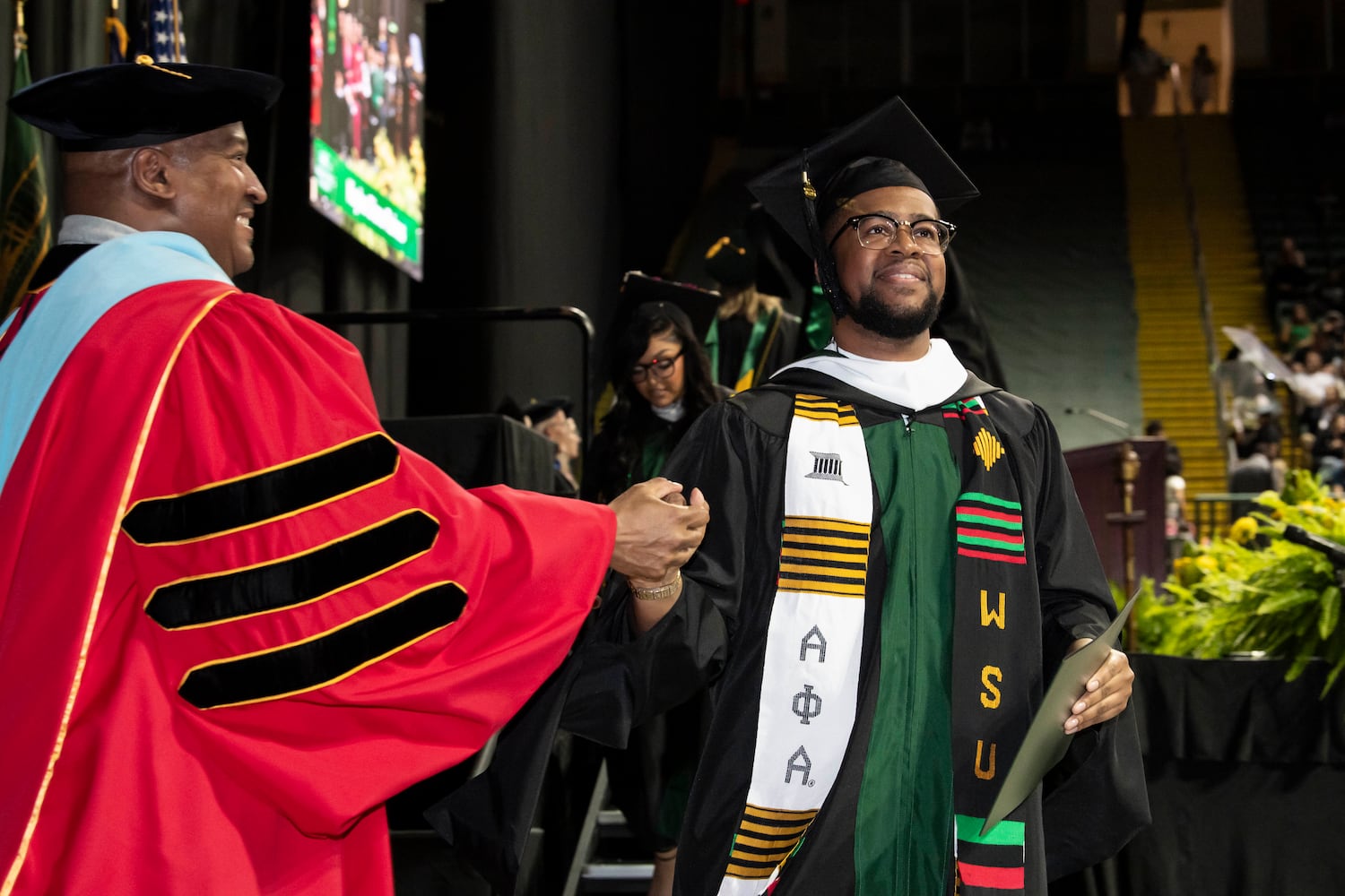 Wright State University's 2025 spring commencement