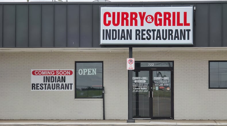 Curry & Grill Indian Restaurant is located at 722 W. National Road in Vandalia. BRYANT BILLING/STAFF