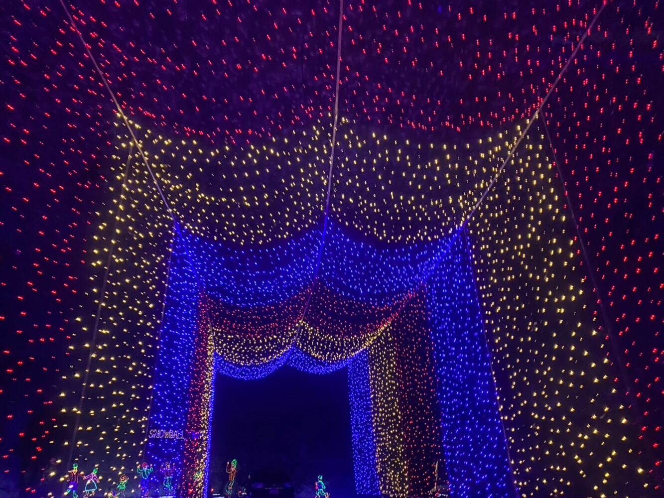 PHOTOS: The biggest and brightest holiday light show is underground