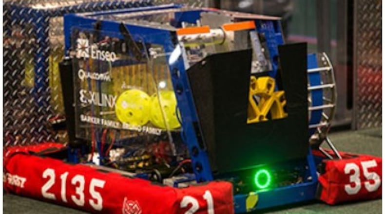 Since 2016, the Air Force Research Laboratory at Wright-Patterson Air Force Base has supported FIRST Robotics competition teams in Ohio. (Courtesy photo)