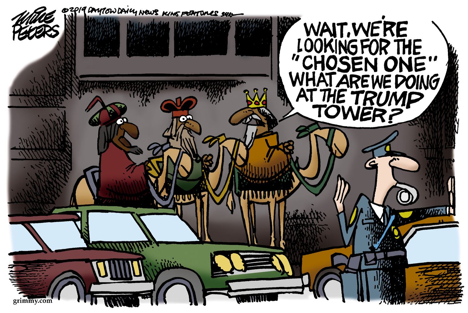 2019: The best of Pulitzer Prize winner Mike Peters political cartoons