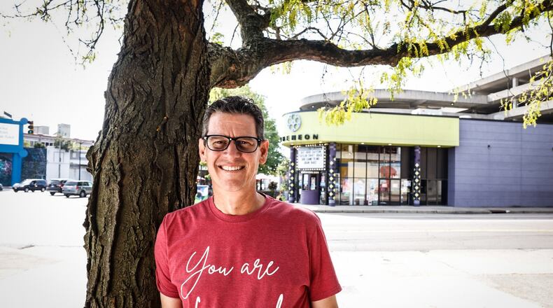 The Rev. Jon Morgan, pastor of Hope Collective Church, which meets each Sunday at The Neon in downtown Dayton. JIM NOELKER/STAFF