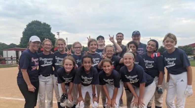Trisha Greear, left, helped start a softball program Patterson Park Youth Baseball organization