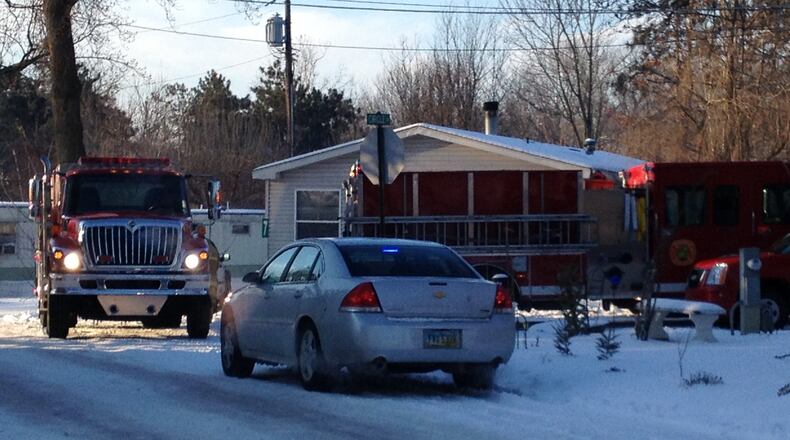 Investigators from the Warren County Sheriff’s office are looking into how a baby was injured Wednesday night at the Shadow Lake Mobile Home Village. Pictured is the mobile home park in 2014. STAFF PHOTO