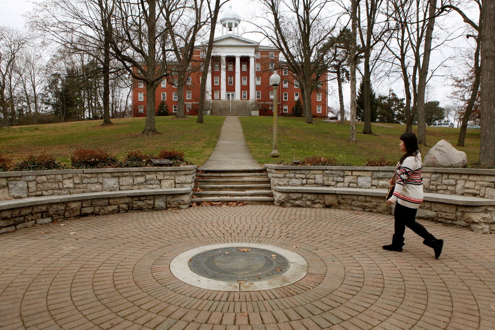 Wittenberg University is attempting to get several of its buildings included in the National Register of Historic Places. Myers Hall, seen here, is already on the list. TY GREENLEES / STAFF