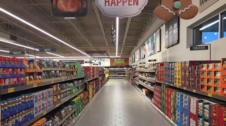 The Aldi, located at the south end of the development, spans 18,500 square feet.