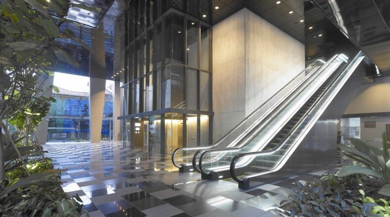 An internal shot of the Tokio-Marine building in Singapore, provided by Stratacache.