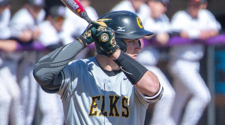 Senior outfielder Morgan Colopy at the plate. JON FOX / CONTRIBUTED