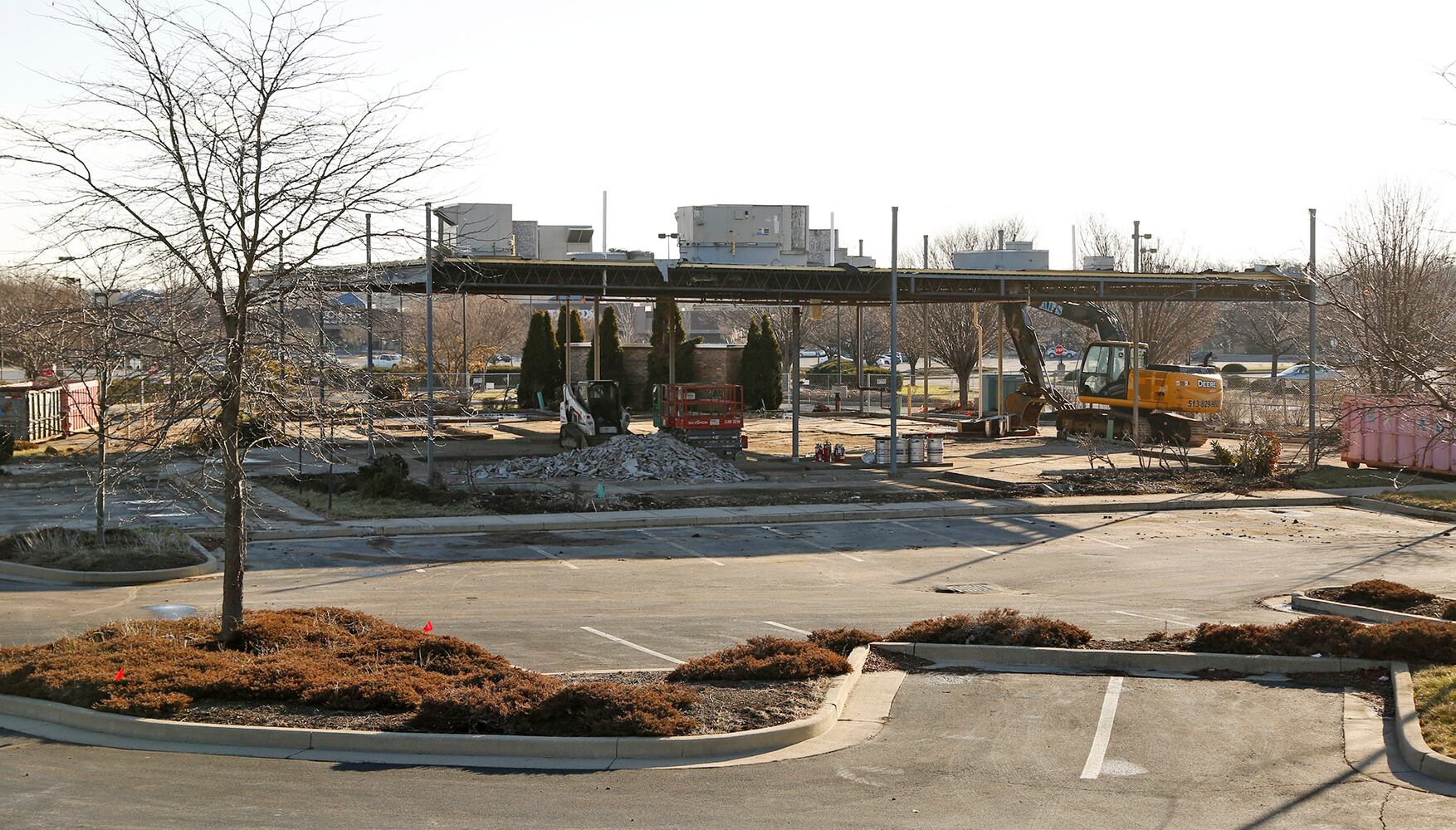 Construction for Giordano's Pizza, Jason's Deli is underway at the former Logan's Roadhouse
