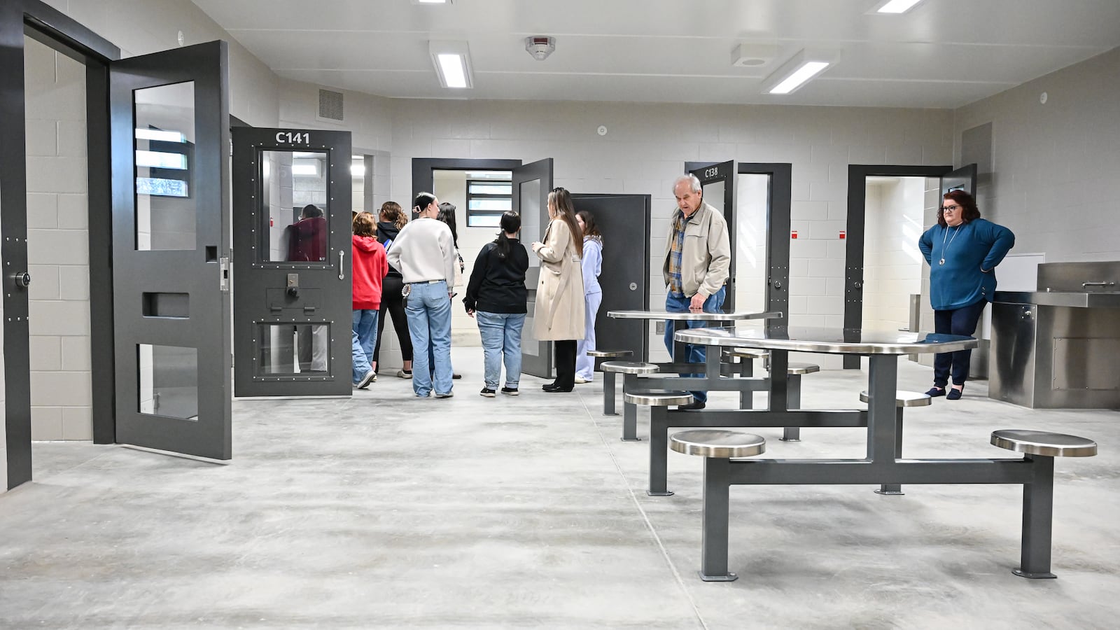 A tour of the Greene County Jail and Gene Fischer Justice Center was offered after a ribbon cutting ceremony on Wednesday, Nov. 19. BRYANT BILLING/STAFF
