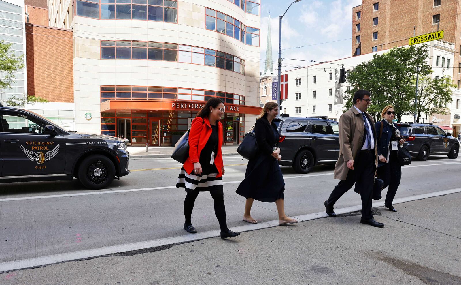 Scenes from the NATO Parliamentary Assembly in downtown Dayton, Friday, May 23, 2025. NICK GRAHAM/STAFF