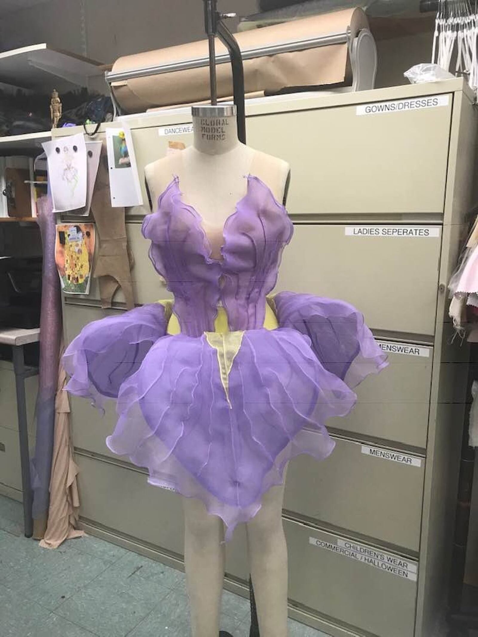 This Iris costume was designed by dance designer Christine Darch. CONTRIBUTED