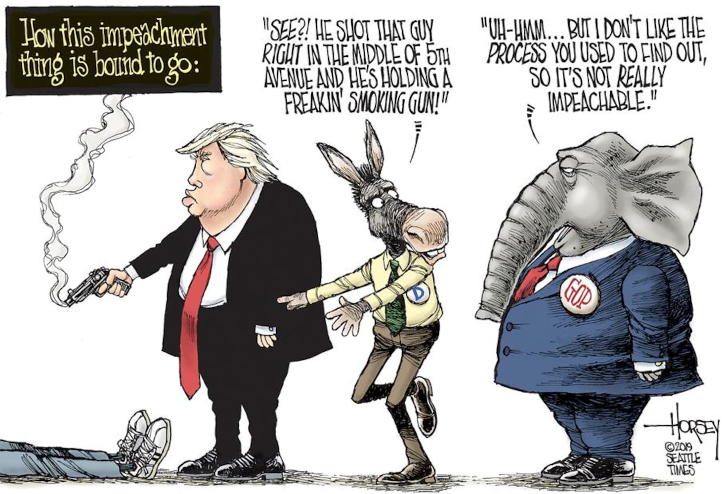 Week in cartoons: Impeachment, Jim Jordan and more