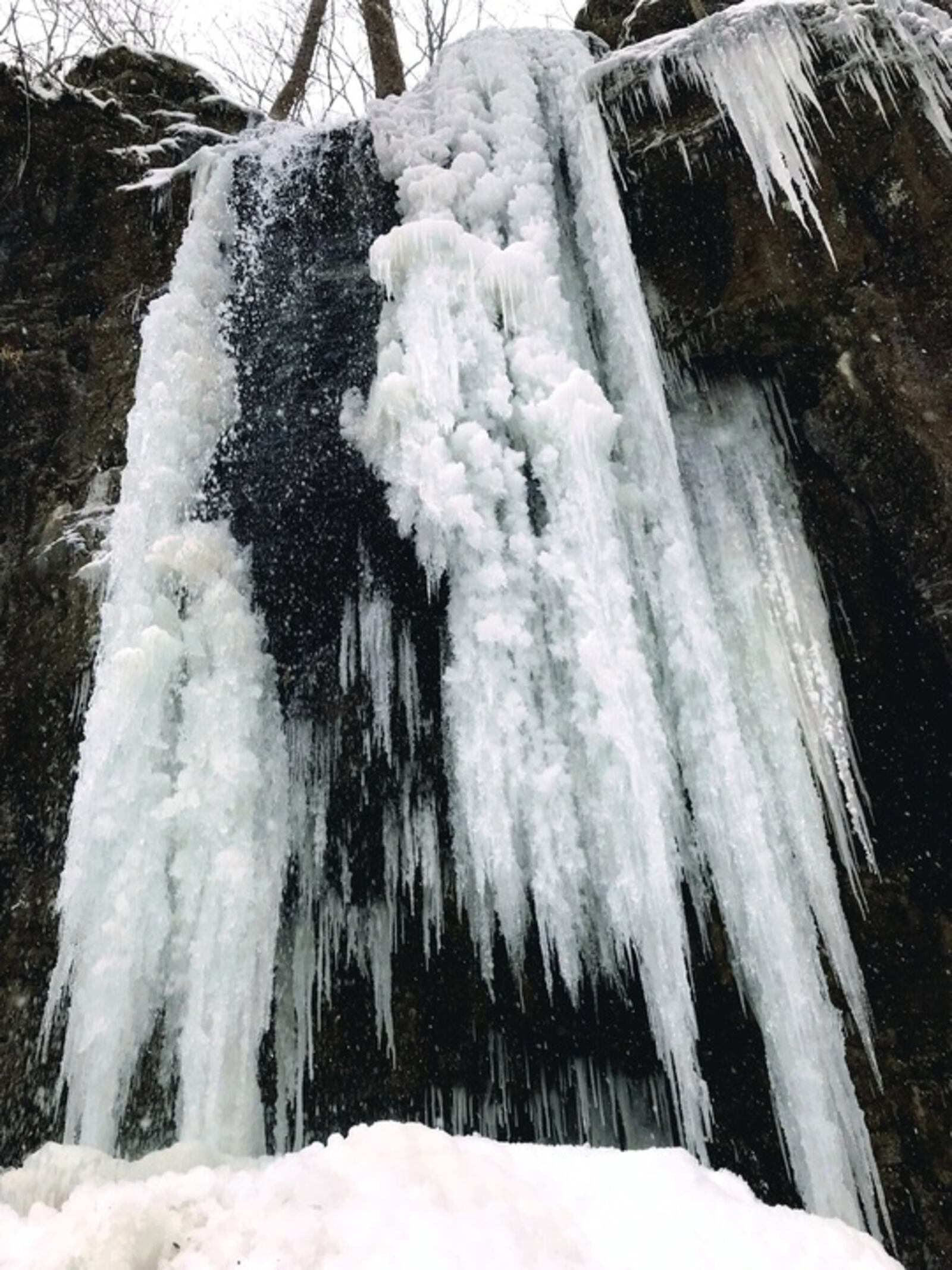 Clifton Gorge transforms into a true winter wonderland when temperatures drop low and snow fall is heavy.