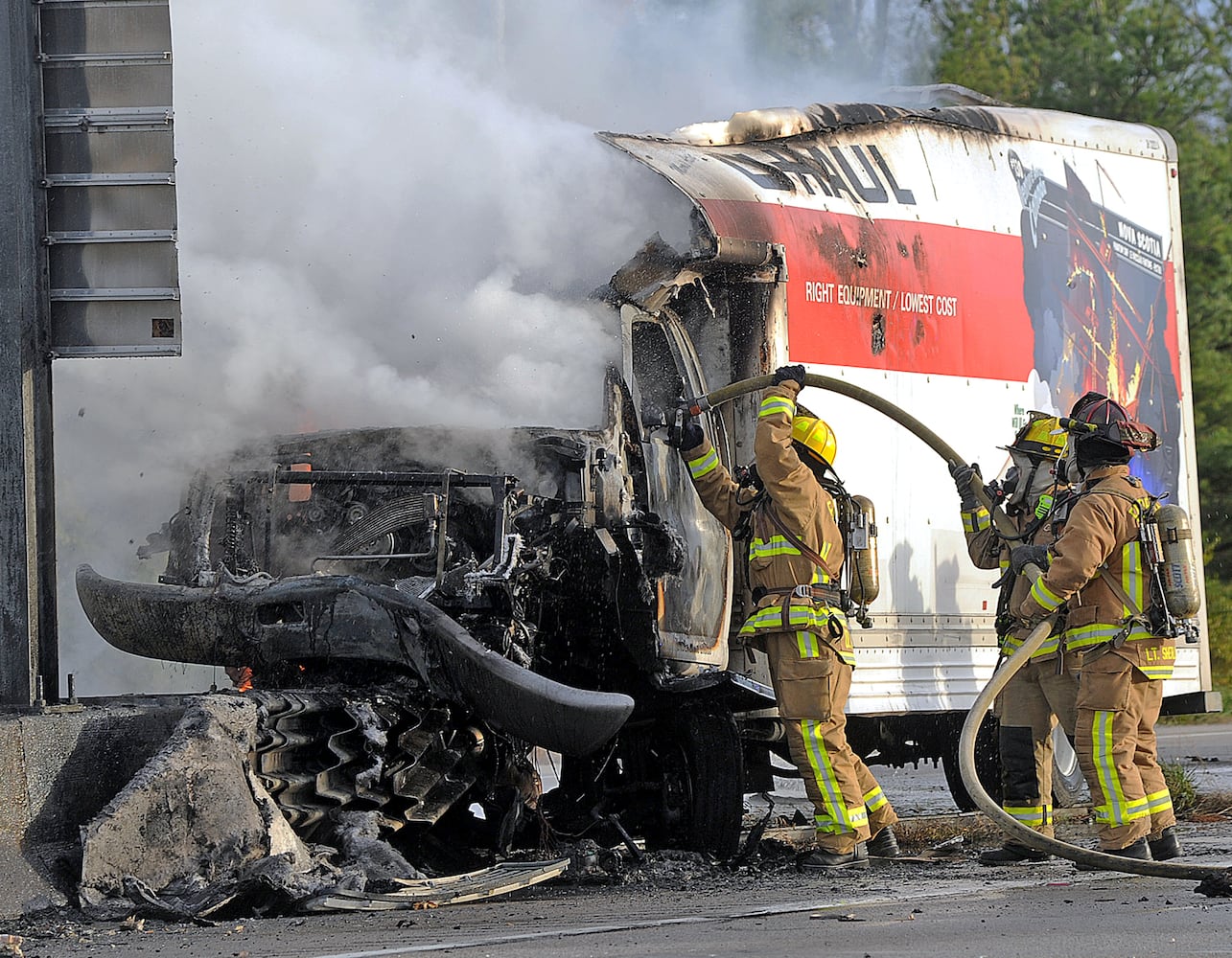 U-Haul Truck Fire