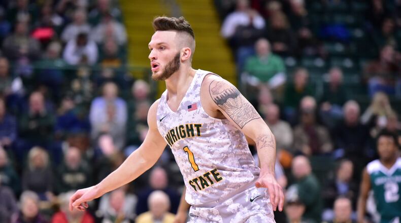 Bill Wampler scored 21 points Saturday night to lead Wright State past Green Bay at the Nutter Center. Joseph Craven/CONTRIBUTED