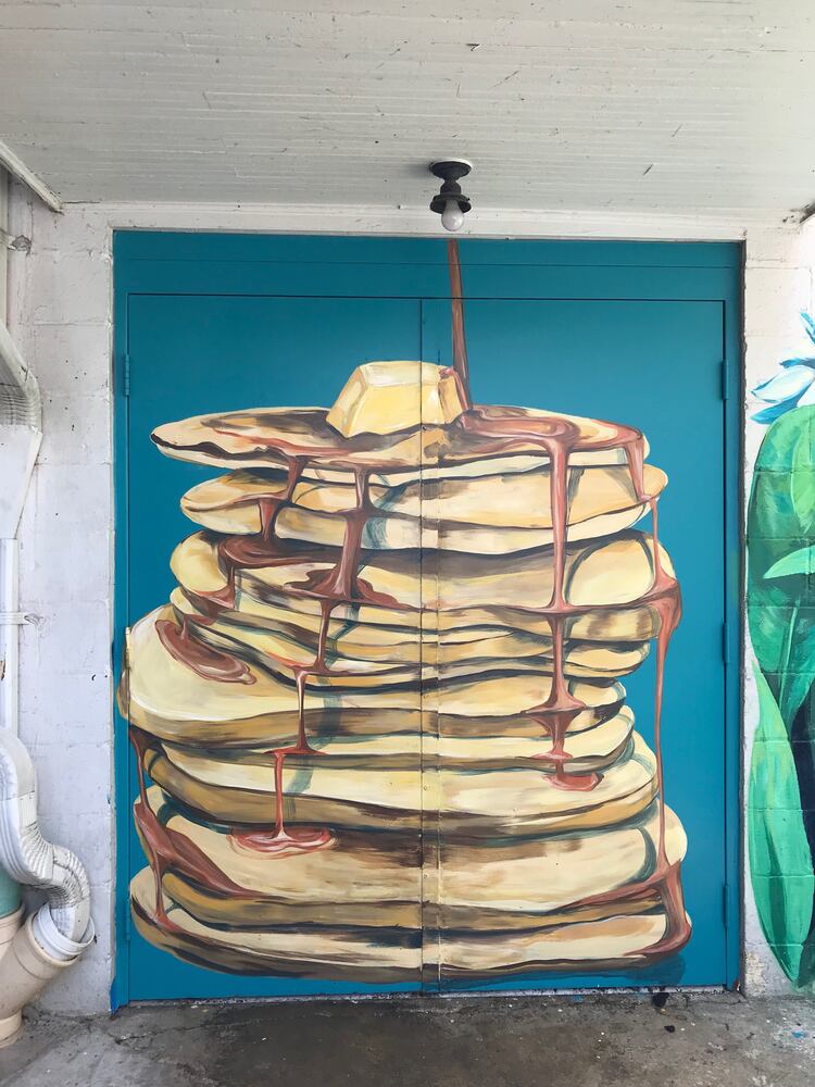 PHOTOS: This new downtown Dayton mural might make you hungry