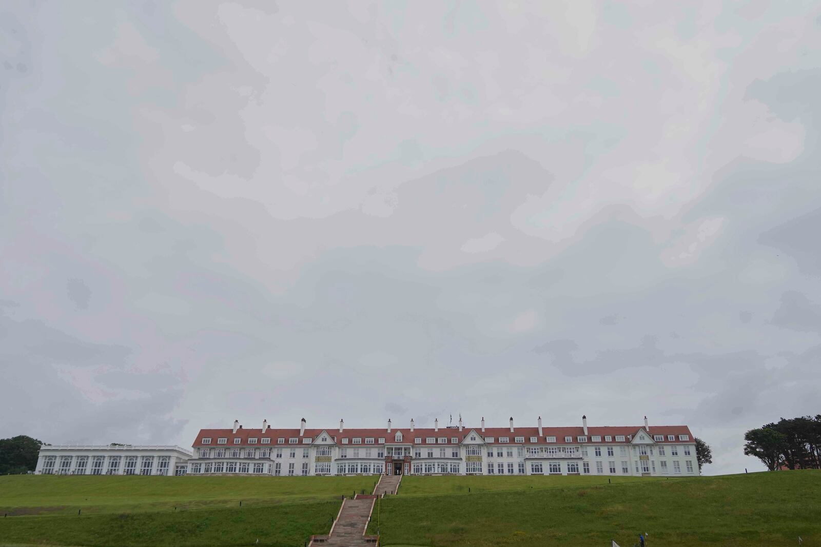 A general view of the Trump Turnberry golf course in Turnberry, Scotland, Wednesday, July 23, 2025, President Trump is expected to visit Scotland in the next few day.(AP Photo/Alastair Grant)